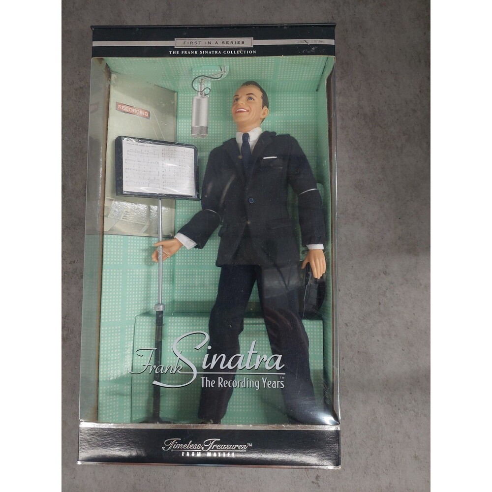 Mattel Timeless Treasures Frank Sinatra Recording Years Figure w/ Stands